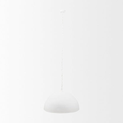 Mercana - Juniper 36" Round White Dome Pendant Light - 70103 view 2