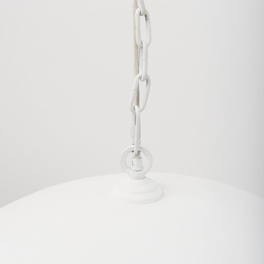 Mercana - Juniper 36" Round White Dome Pendant Light - 70103 view 5