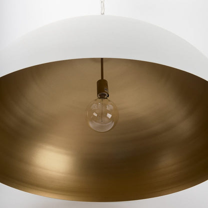 Mercana - Juniper 36" Round White Dome Pendant Light - 70103 view 6