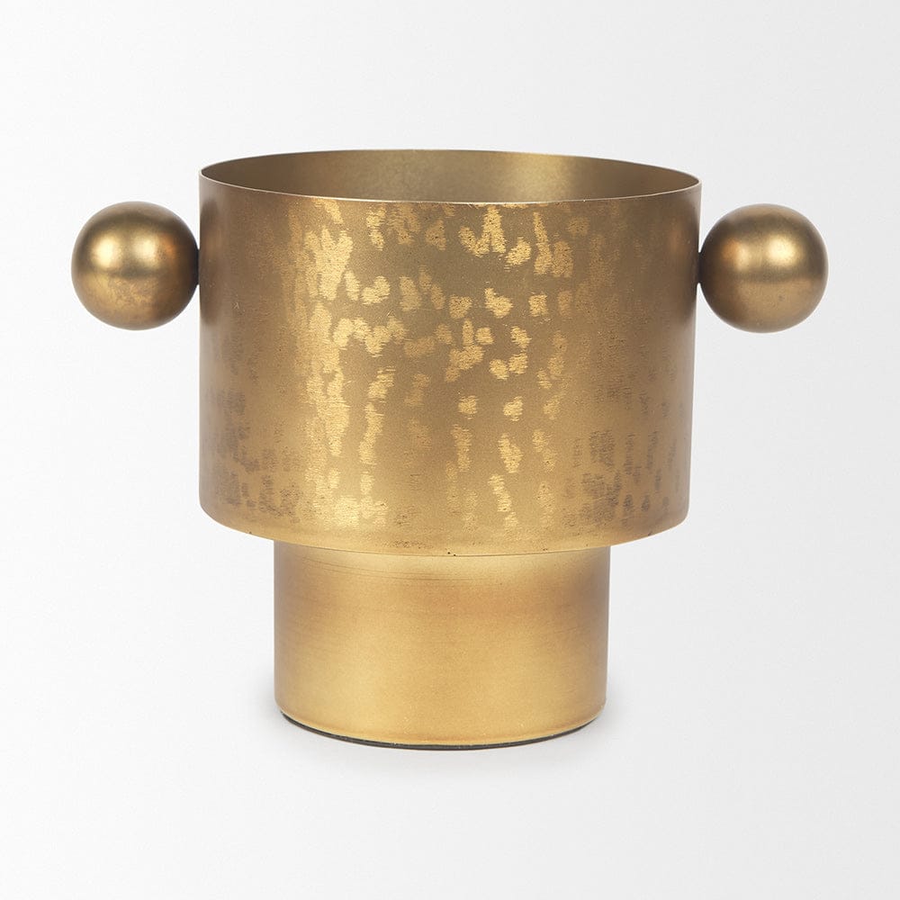 Mercana - Juno 6.5H Medium Gold Iron Medium Vase - 69866_CLOSEOUT view 2