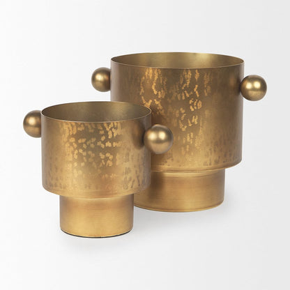 Mercana - Juno 6.5H Medium Gold Iron Medium Vase - 69866_CLOSEOUT view 9