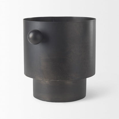 Mercana - Juno 8.5H Large Black Iron Vase - 69871 view 4