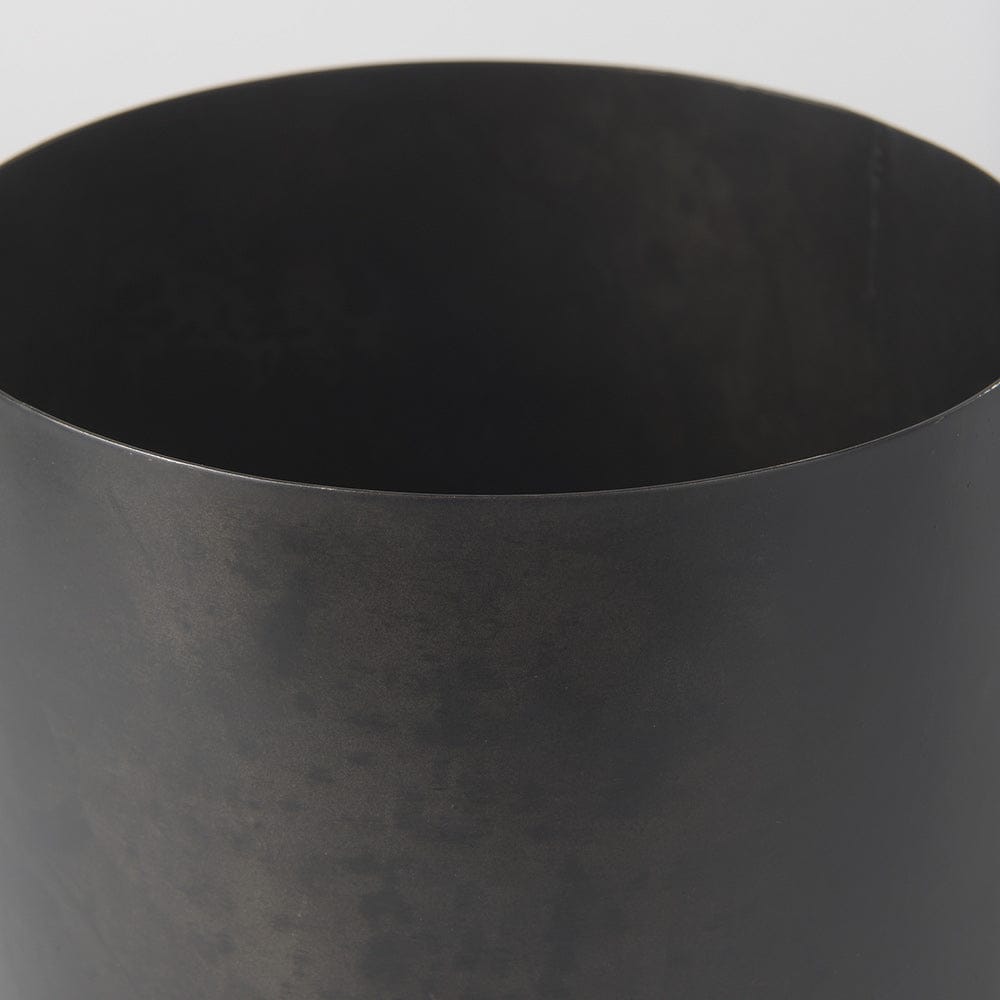Mercana - Juno 8.5H Large Black Iron Vase - 69871 view 5