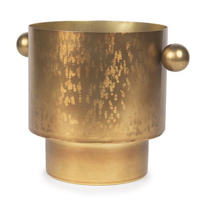 Mercana - Juno 8.5H Large Gold Iron Vase - 69867_CLOSEOUT view 1