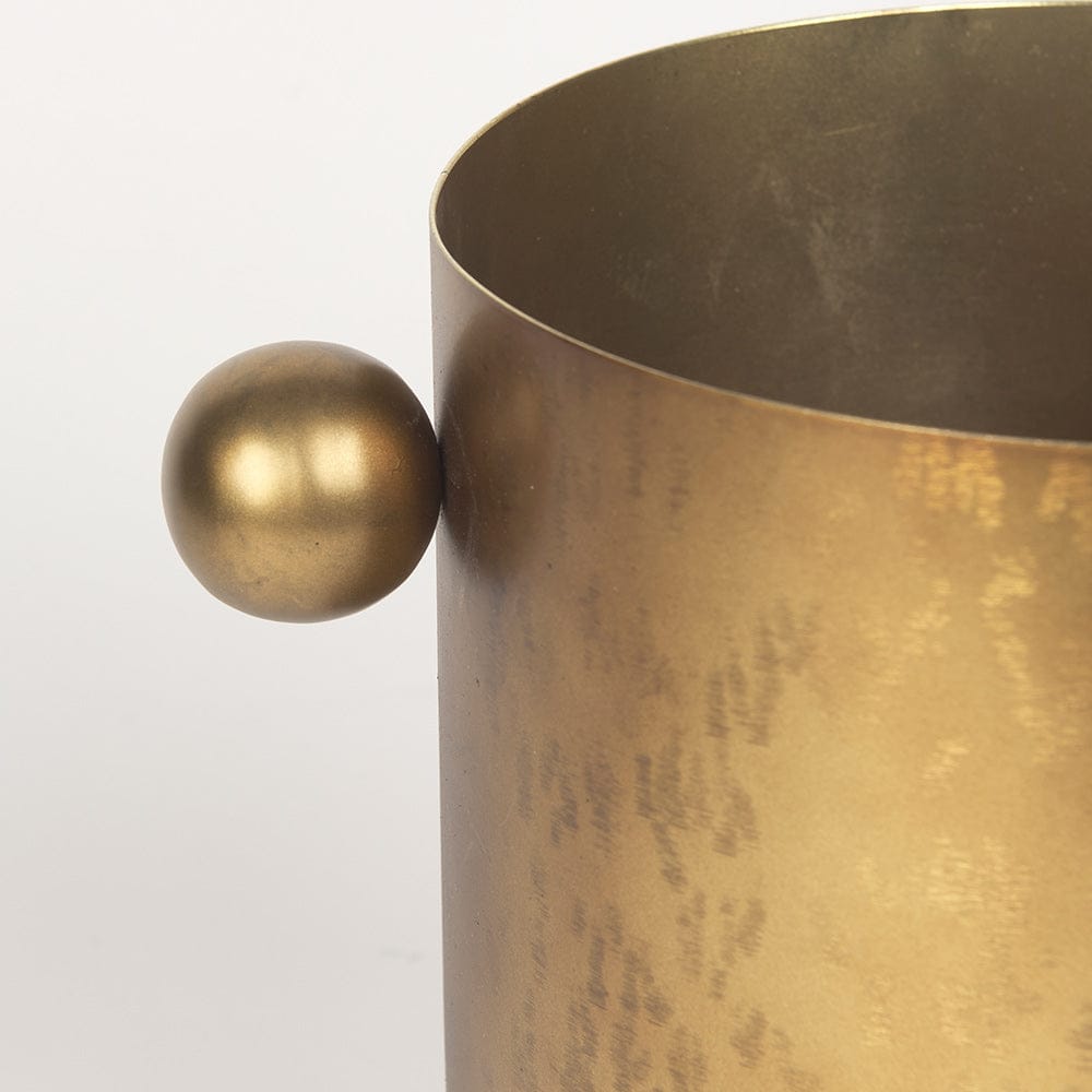 Mercana - Juno 8.5H Large Gold Iron Vase - 69867_CLOSEOUT view 7