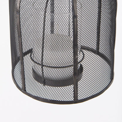 Mercana - Jutland Set of Three Black Metal Bird Cage Candle Holder Lanterns - 53275_CLOSEOUT view 8