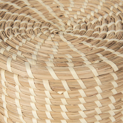 Mercana - Kailini Nesting Seagrass & Palm Leaf Boxes with Lids (Set of 3) - 70231 view 6