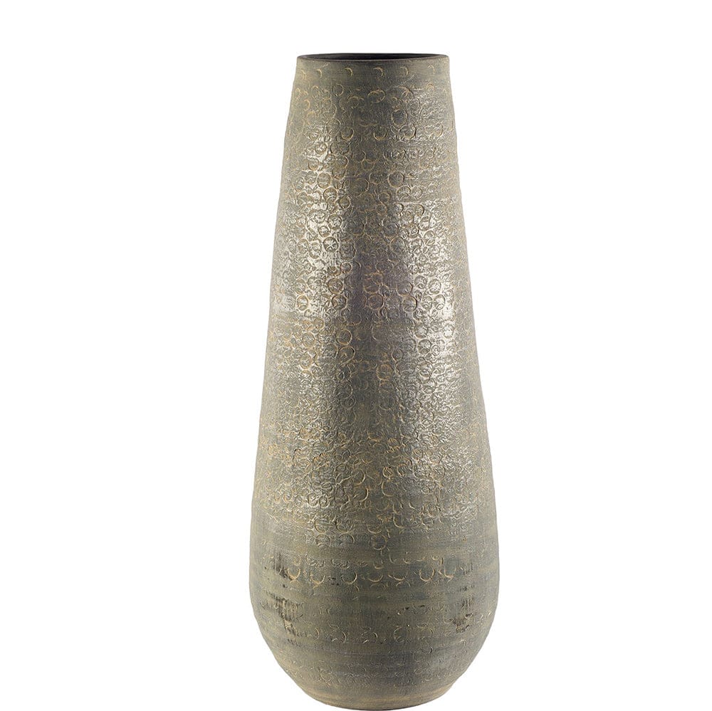 Mercana - Kalahari II Large 39" Gray Ceramic Floor Vase - 67669 view 1