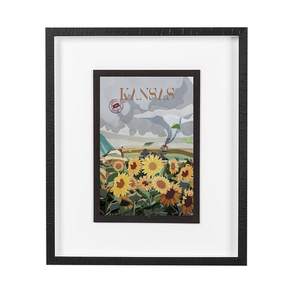 Mercana - Kansas Go USA M by Mercana Studio a Framed Art Print Matted under Glass - 13775 view 1