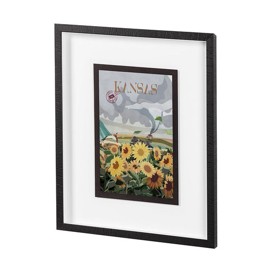 Mercana - Kansas Go USA M by Mercana Studio a Framed Art Print Matted under Glass - 13775 view 2