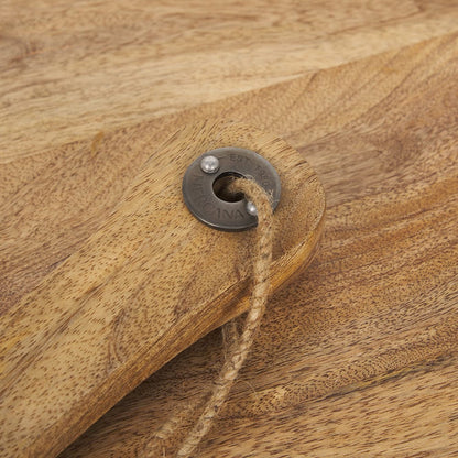 Mercana - Karana Natural Solid Wood Round Serving Boards - 70936 view 6
