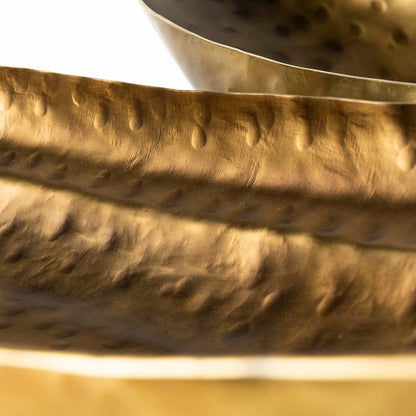Mercana - Karmen Gold Hammered Oversized Bowls (Set of 2) - 69075_CLOSEOUT view 4