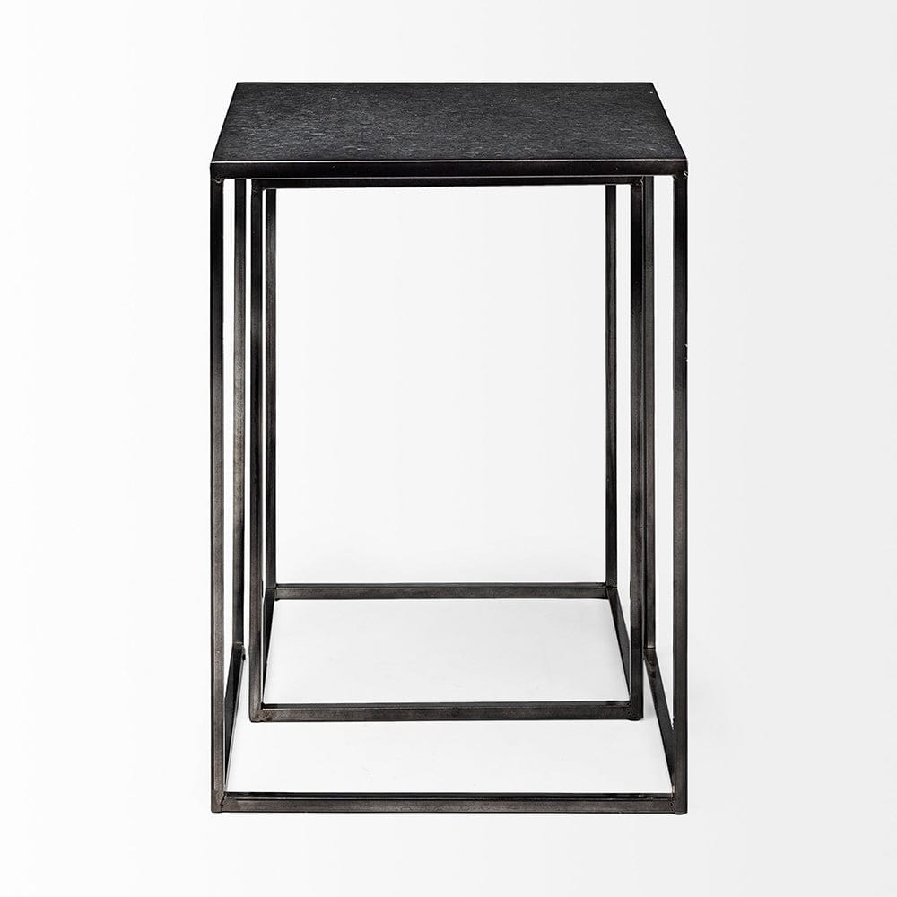 Mercana - Kasey 17.7L x 12.6W x 24.4H Galvanized Metal Nesting Accent Tables (Set of 2) - 69338 view 4