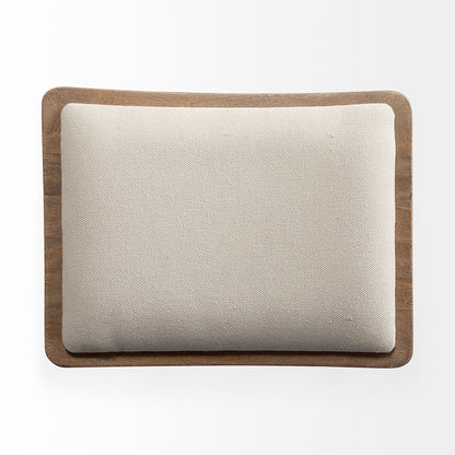 Mercana - Katniss 26" Total Height Cream Fabric Seat Gold Metal Frame Counter Stool - 68465 view 6