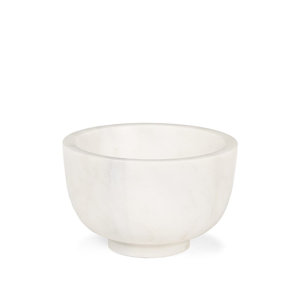 Mercana - Katora Small Premium Solid White Marble Bowl - 70937 view 1