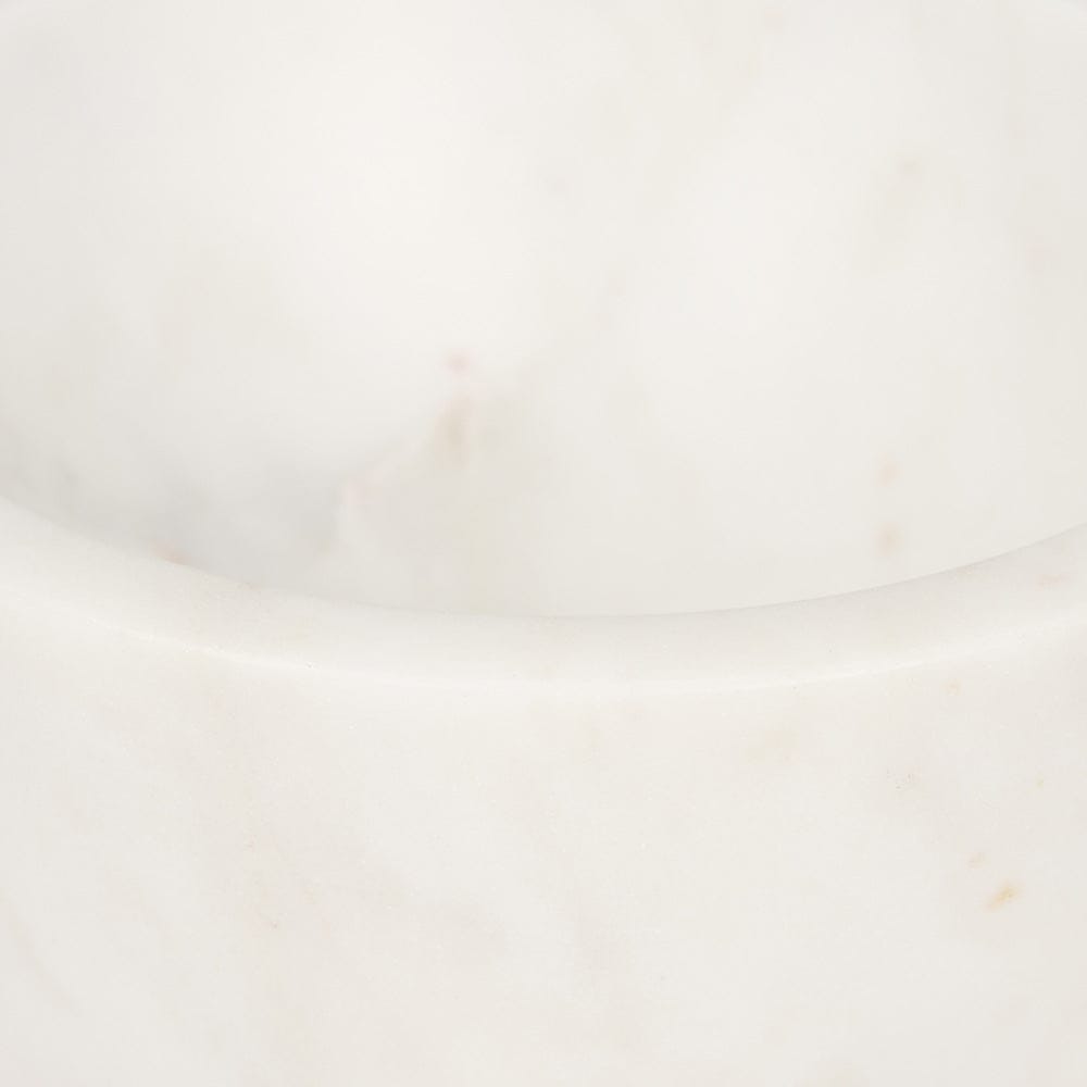 Mercana - Katora Small Premium Solid White Marble Bowl - 70937 view 4