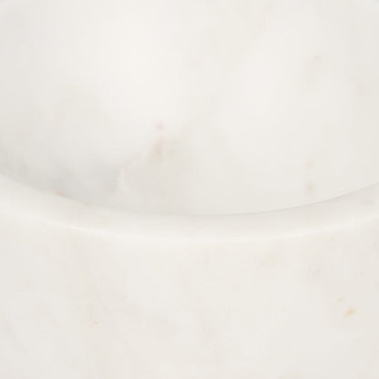 Mercana - Katora Small Premium Solid White Marble Bowl - 70937 view 4