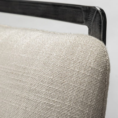 Mercana - Kavalan 37.5" Total Height Beige Upholstered Seat Gray Metal Frame Bar Stool - 68088 view 6