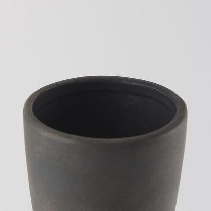Mercana - Kaz 8.3L x 3.9W x 16.7H Earthy Brown Ceramic Vase - 69812 view 5