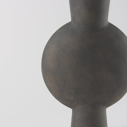 Mercana - Kaz 8.3L x 3.9W x 16.7H Earthy Brown Ceramic Vase - 69812 view 7