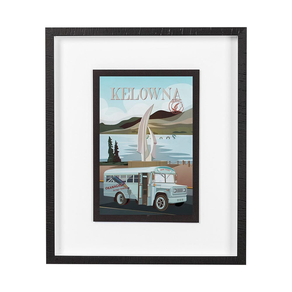 Mercana - Kelowna Go Canada SM by Mercana Studio a Hand Embellished Decograph Framed Art Print - 13772 view 1