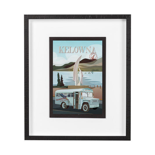 Mercana - Kelowna Go Canada SM by Mercana Studio a Hand Embellished Decograph Framed Art Print - 13772 view 1