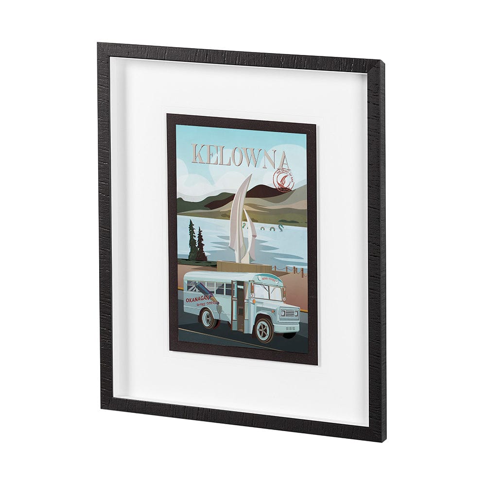 Mercana - Kelowna Go Canada SM by Mercana Studio a Hand Embellished Decograph Framed Art Print - 13772 view 2