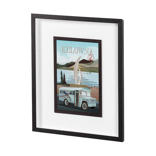 Mercana - Kelowna Go Canada SM by Mercana Studio a Hand Embellished Decograph Framed Art Print - 13772 view 2