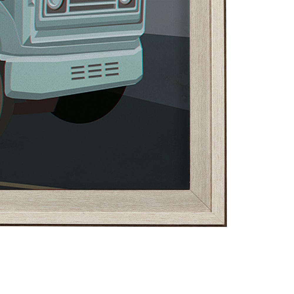 Mercana - Kelowna Go Canada XL by Mercana Studio a Hand Embellished Decograph Framed Art Print under Glass - 13795 view 3