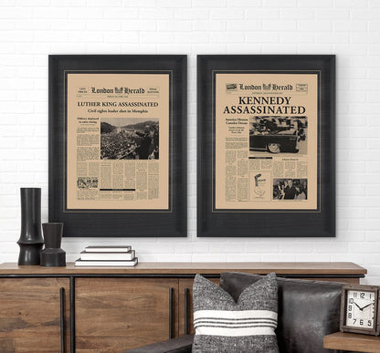 Mercana - Kennedy Assassinated by Vintage Collection Hand Embellished Framed Art Photo Matted under Glass - 13203 view 6