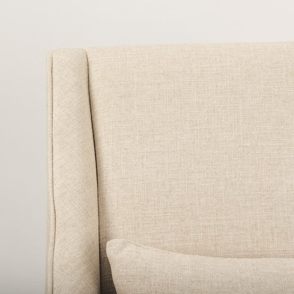 Mercana - Kensington Cream Linen Fabric and Wood Accent Chair - 70243_CLOSEOUT view 7
