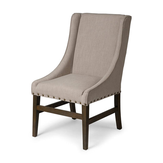Mercana - Kensington I Beige Fabric and Solid Wood Dining Chair - 50388_CLOSEOUT view 1