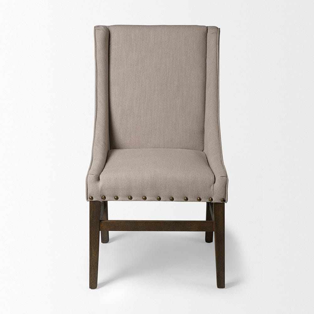 Mercana - Kensington I Beige Fabric and Solid Wood Dining Chair - 50388_CLOSEOUT view 2