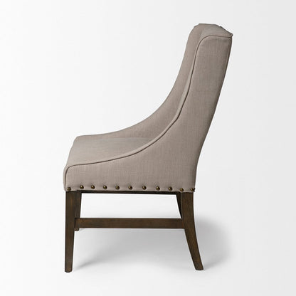 Mercana - Kensington I Beige Fabric and Solid Wood Dining Chair - 50388_CLOSEOUT view 3