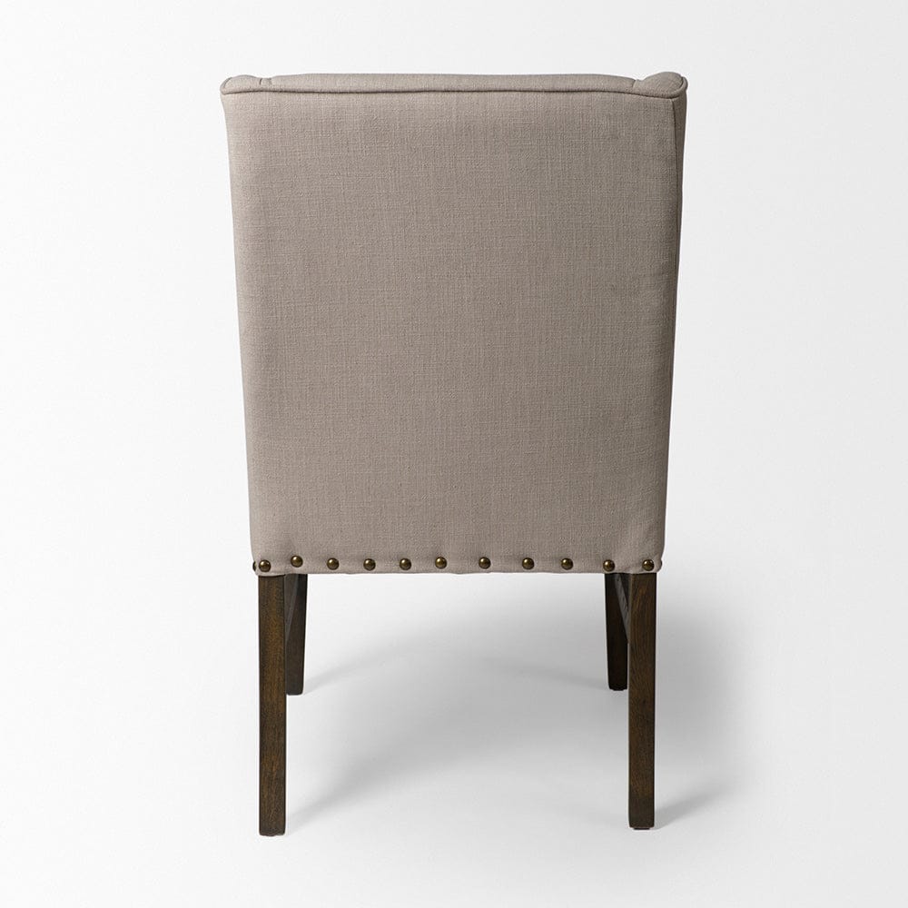Mercana - Kensington I Beige Fabric and Solid Wood Dining Chair - 50388_CLOSEOUT view 4