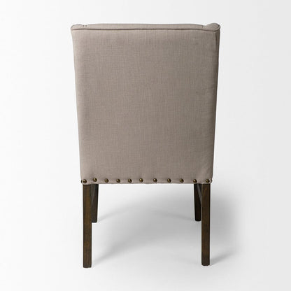 Mercana - Kensington I Beige Fabric and Solid Wood Dining Chair - 50388_CLOSEOUT view 4