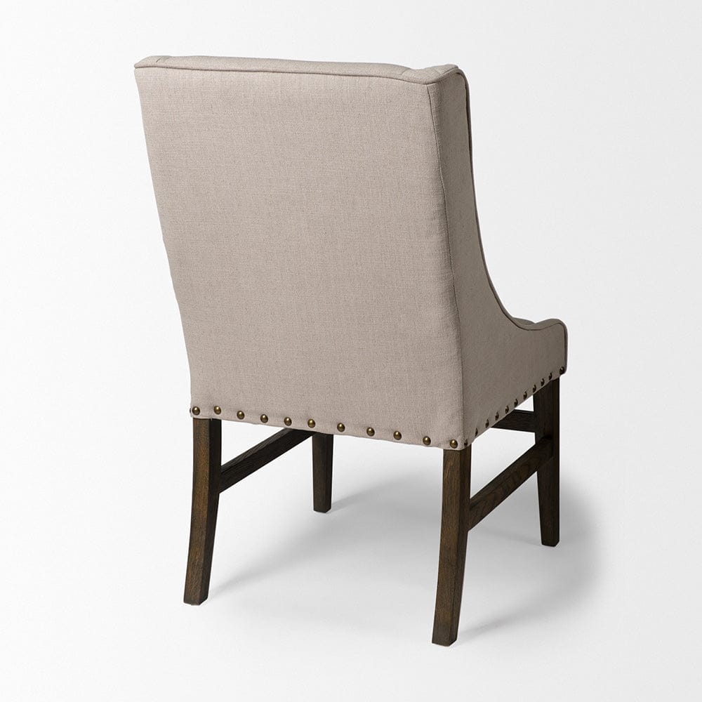 Mercana - Kensington I Beige Fabric and Solid Wood Dining Chair - 50388_CLOSEOUT view 5
