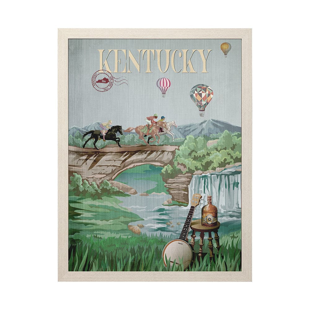 Mercana - Kentucky Go USA L by Mercana Studio a Hand Embellished Decograph Framed Art Print - 14999 view 1