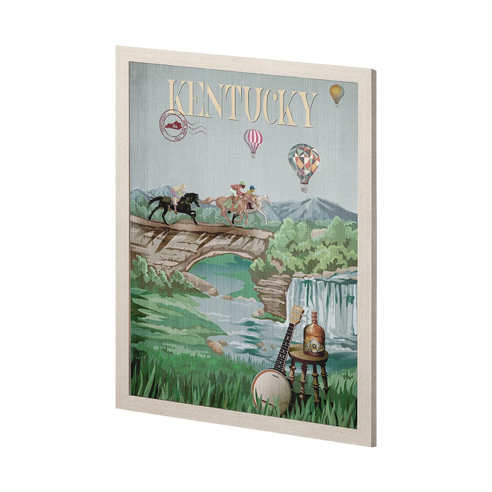 Mercana - Kentucky Go USA L by Mercana Studio a Hand Embellished Decograph Framed Art Print - 14999 view 2