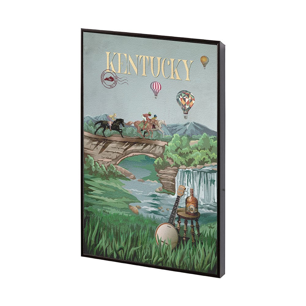 Mercana - Kentucky Go USA SM by Mercana Studio a Hand Embellished Decograph Framed Art Print - 14998 view 2