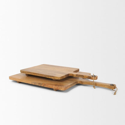 Mercana - Khana Natural Solid Wood Square Serving Boards - 70935 view 3