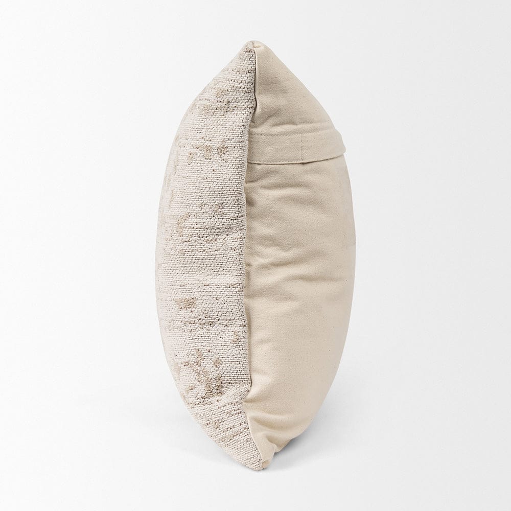 Mercana - Khloe Cream Square Pillow Cover - 70345 view 3