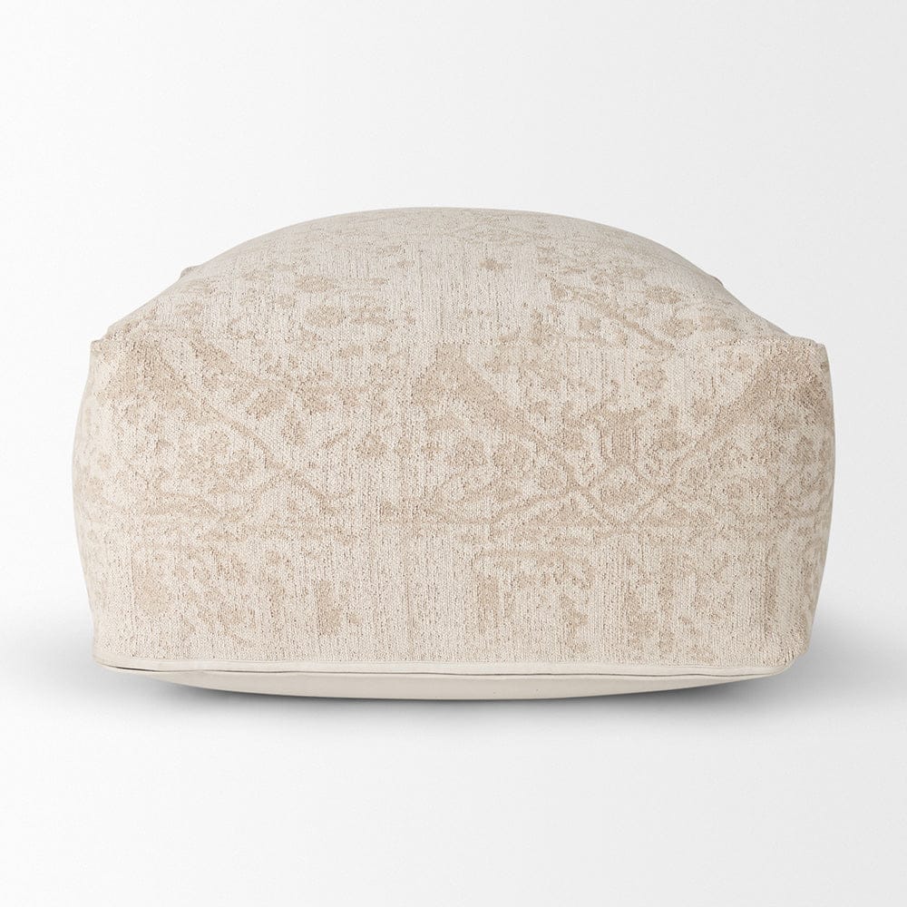 Mercana - Khloe Large Cream Pouf - 70379_CLOSEOUT view 2