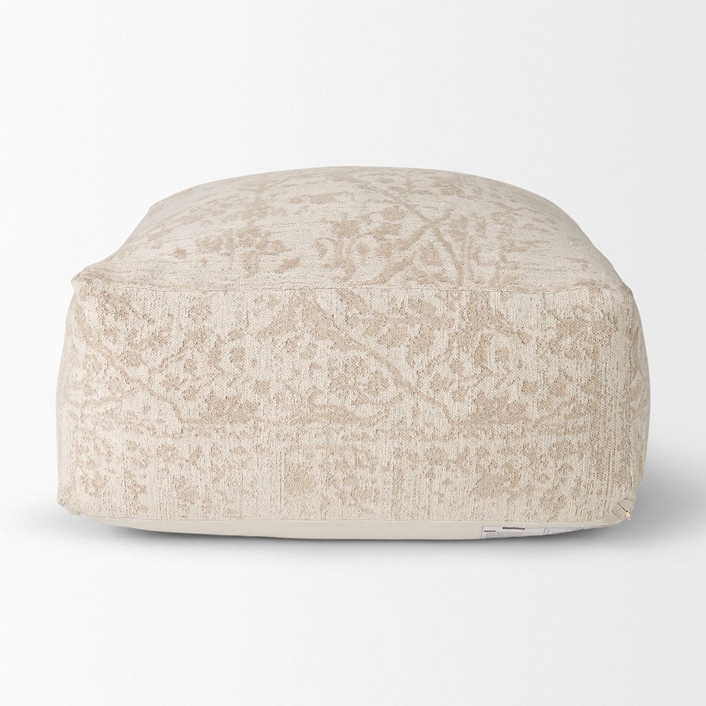 Mercana - Khloe Large Cream Pouf - 70379_CLOSEOUT view 3