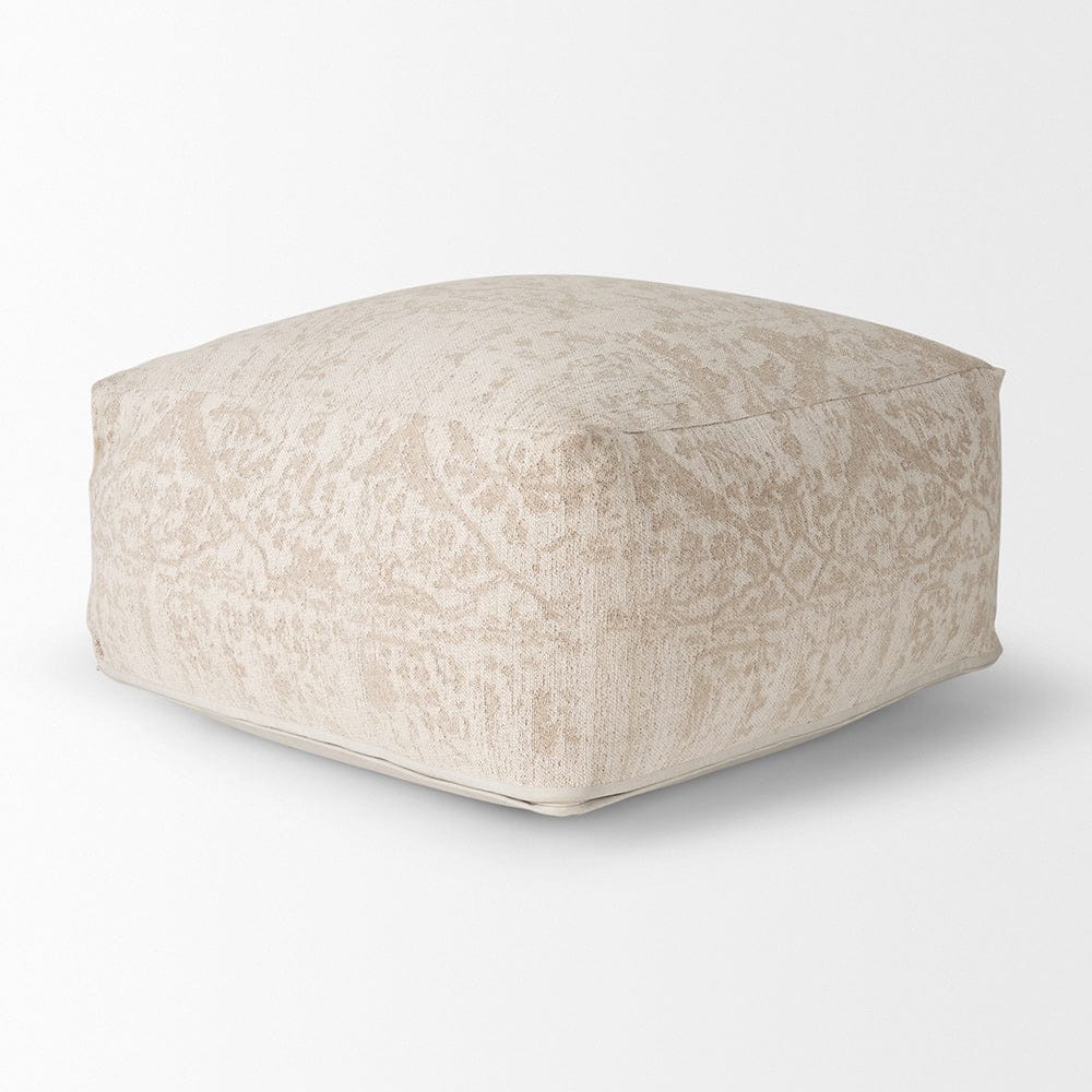 Mercana - Khloe Large Cream Pouf - 70379_CLOSEOUT view 4