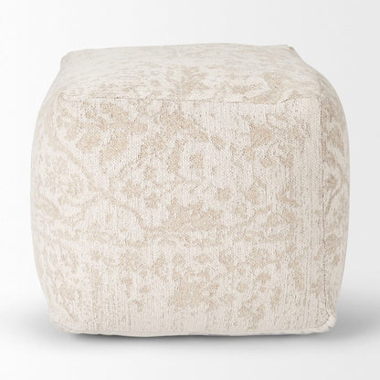 Mercana - Khloe Small Cream Pouf - 70376 view 2