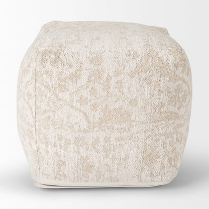 Mercana - Khloe Small Cream Pouf - 70376 view 3