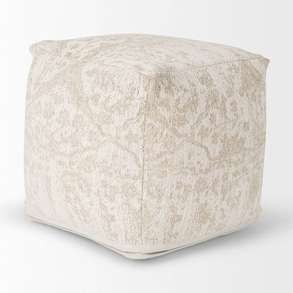 Mercana - Khloe Small Cream Pouf - 70376 view 4
