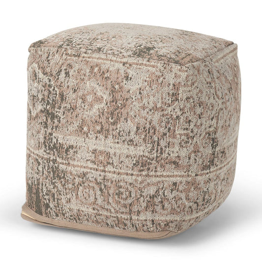 Mercana - Khloe Small Taupe Pouf - 70377_CLOSEOUT view 1