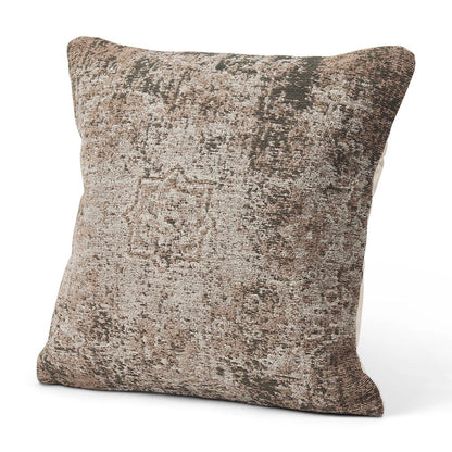 Mercana - Khloe Taupe Square Pillow Cover - 70343 view 1